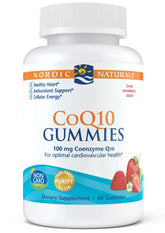 COQ10 Gummy Coenzyme Q10 100 MG 60 NORDIC NATURALS Gelées